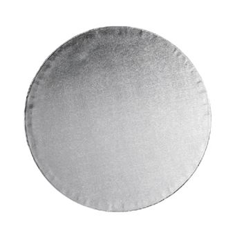 Picture of SILVER ROUND BOARD CAKE DRUM 20CM OR 8 INCH